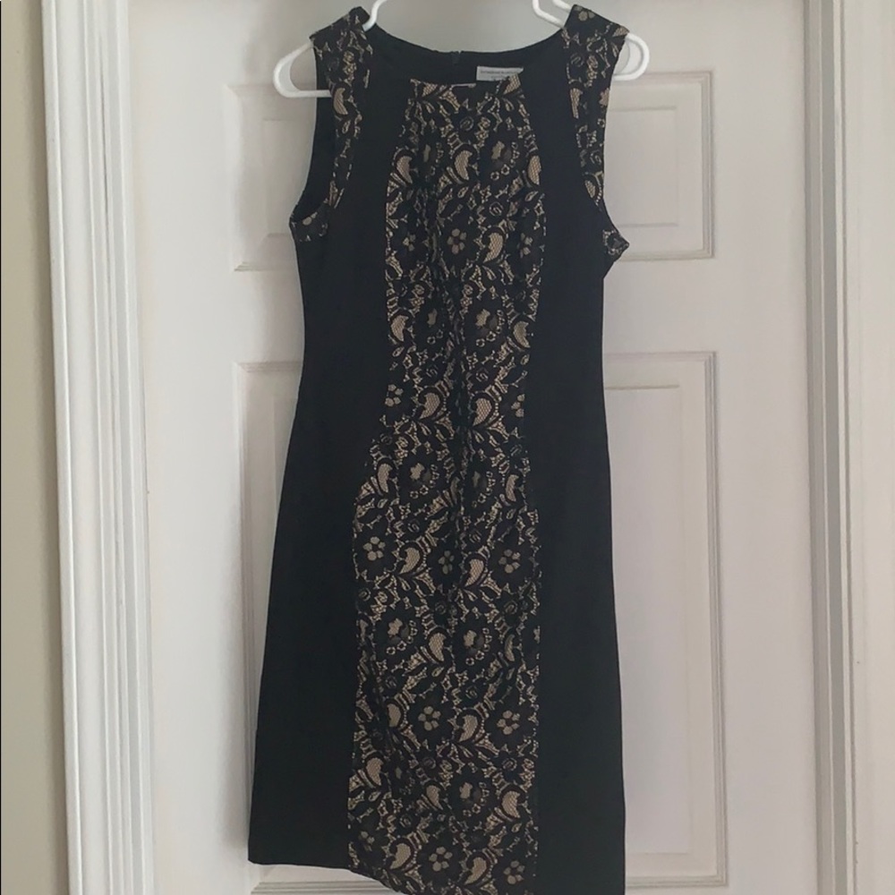 Little black dress with lace